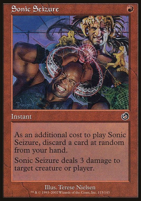 Sonic Seizure, Torment #115, Magic: The Gathering card
