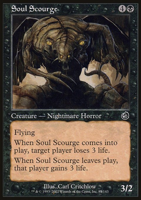 Soul Scourge, Torment #85, Magic: The Gathering card