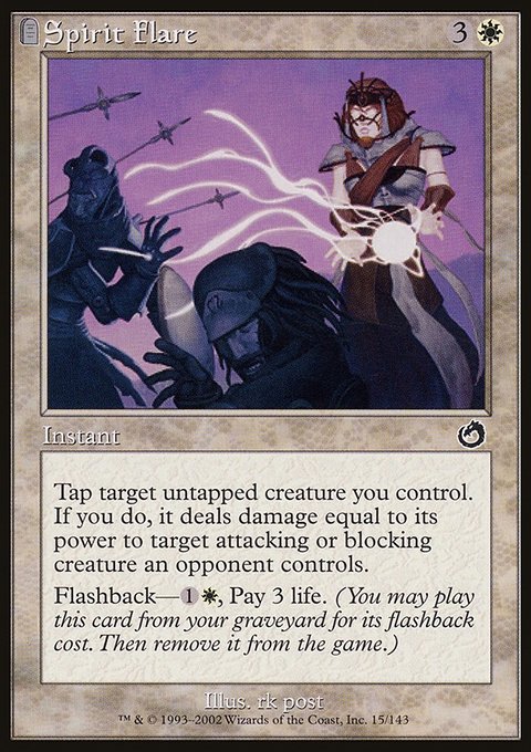 Spirit Flare, Torment #15, Magic: The Gathering card