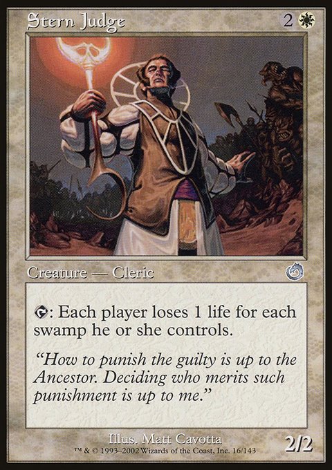 Stern Judge, Torment #16, Magic: The Gathering card