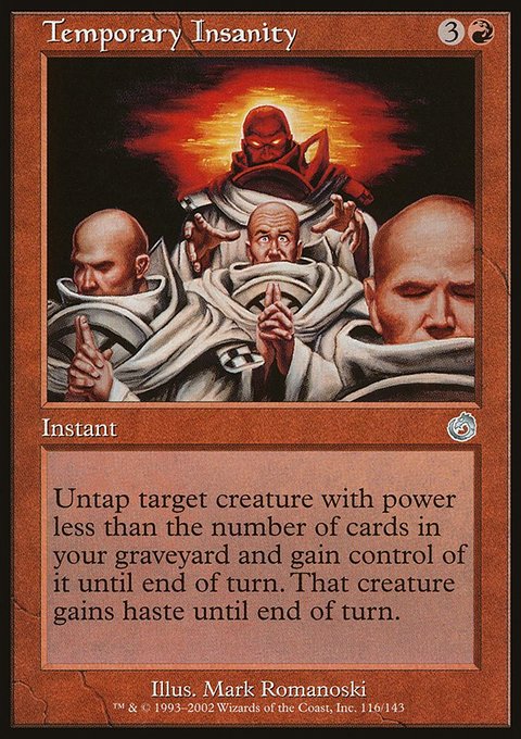 Temporary Insanity, Torment #116, Magic: The Gathering card