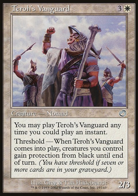 Teroh's Vanguard, Torment #19, Magic: The Gathering card