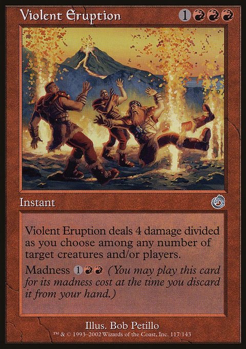 Violent Eruption, Torment #117, Magic: The Gathering card