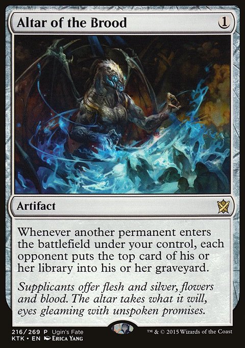 Altar of the Brood, Ugin's Fate #216, Magic: The Gathering card