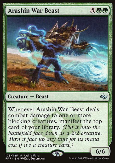 Arashin War Beast, Ugin's Fate #123, Magic: The Gathering card