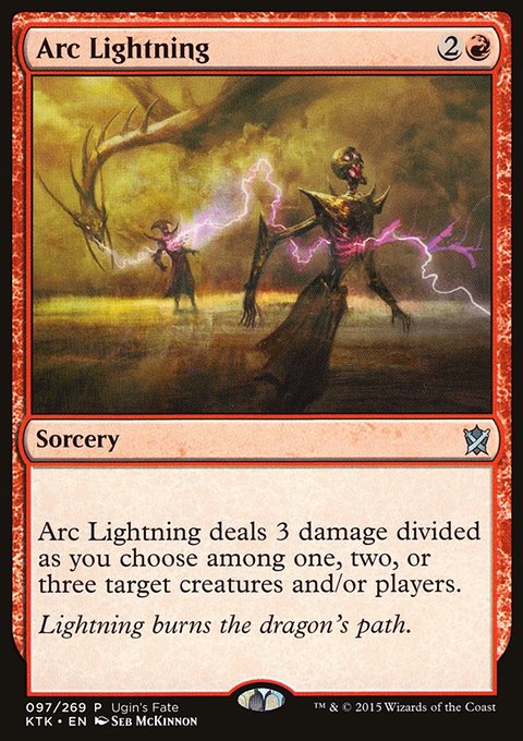 Arc Lightning, Ugin's Fate #97, Magic: The Gathering card