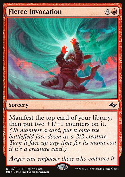 Fierce Invocation, Ugin's Fate #98, Magic: The Gathering card