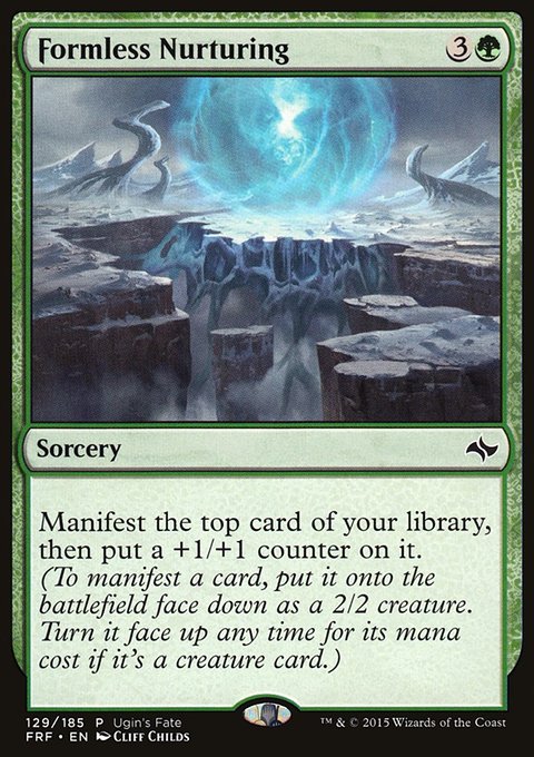 Formless Nurturing, Ugin's Fate #129, Magic: The Gathering card
