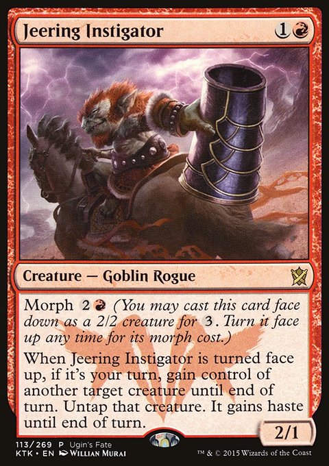 Jeering Instigator, Ugin's Fate #113, Magic: The Gathering card