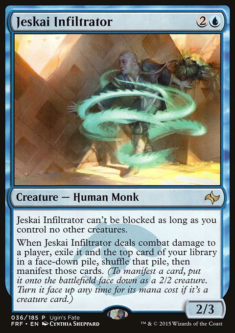 Jeskai Infiltrator, Ugin's Fate #36, Magic: The Gathering card