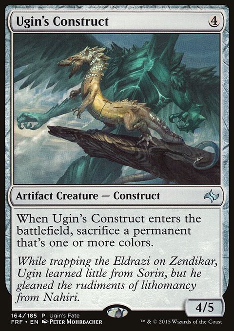Ugin's Construct, Ugin's Fate #164, Magic: The Gathering card