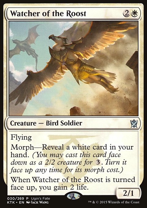 Watcher of the Roost, Ugin's Fate #30, Magic: The Gathering card