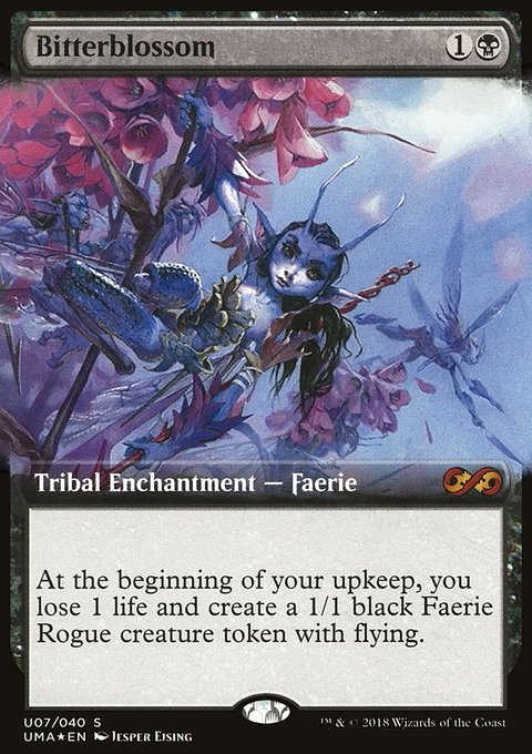 Bitterblossom, Ultimate Box Topper #U7, Magic: The Gathering card