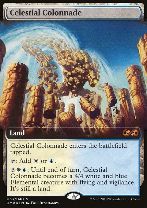 Celestial Colonnade, Ultimate Box Topper #U33, Magic: The Gathering card