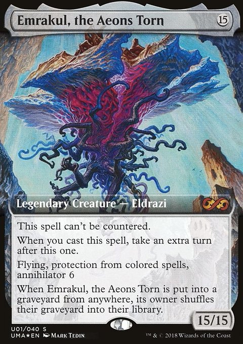 Emrakul, the Aeons Torn, Ultimate Box Topper #U1, Magic: The Gathering card
