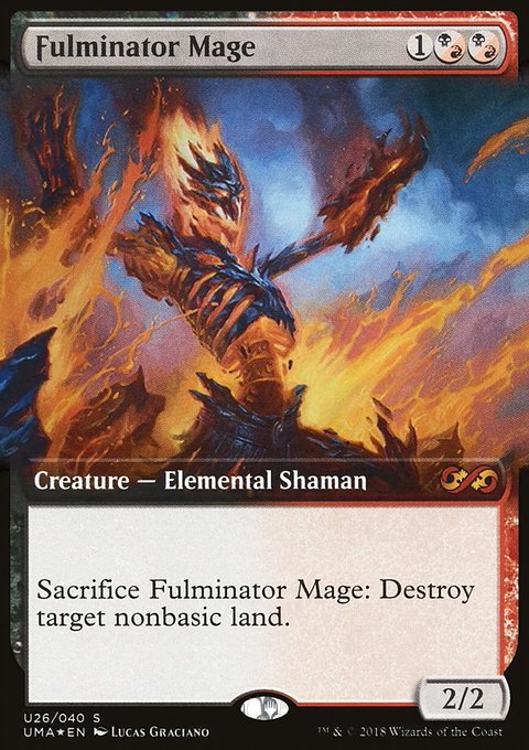 Fulminator Mage, Ultimate Box Topper #U26, Magic: The Gathering card