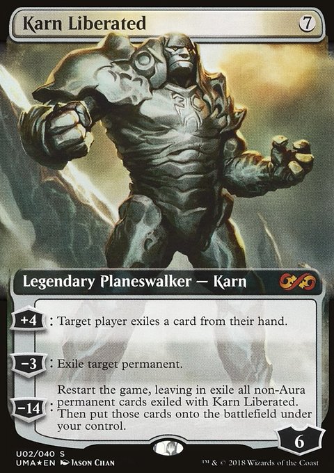 Karn Liberated, Ultimate Box Topper #U2, Magic: The Gathering card