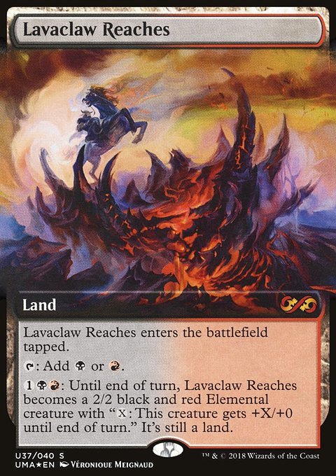 Lavaclaw Reaches, Ultimate Box Topper #U37, Magic: The Gathering card