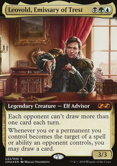 Leovold, Emissary of Trest, Ultimate Box Topper #U22, Magic: The Gathering card