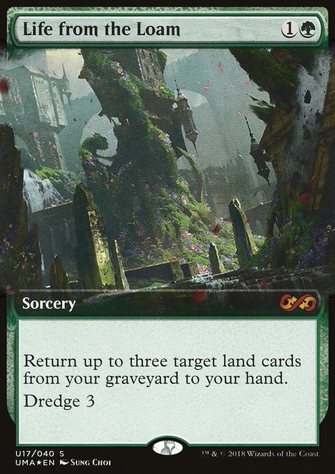 Life from the Loam, Ultimate Box Topper #U17, Magic: The Gathering card