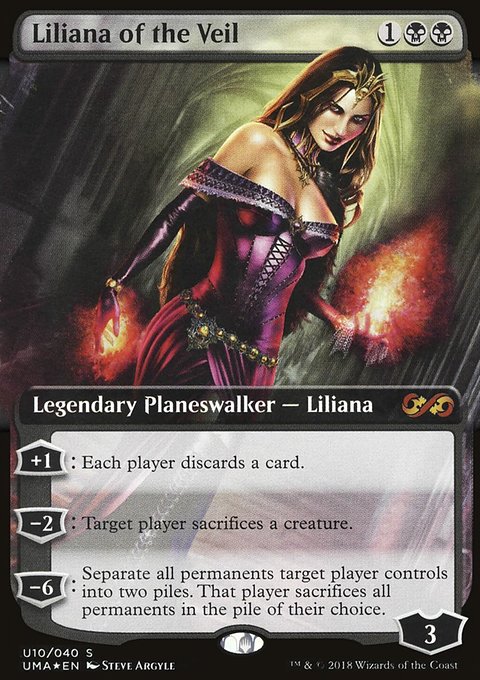 Liliana of the Veil, Ultimate Box Topper #U10, Magic: The Gathering card