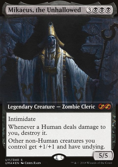 Mikaeus, the Unhallowed, Ultimate Box Topper #U11, Magic: The Gathering card