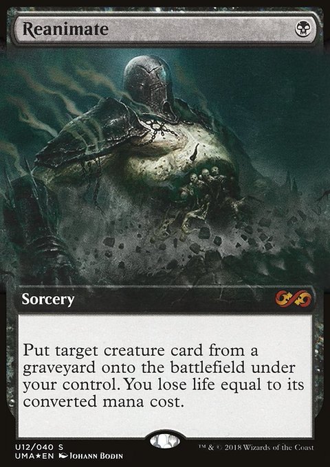 Reanimate, Ultimate Box Topper #U12, Magic: The Gathering card