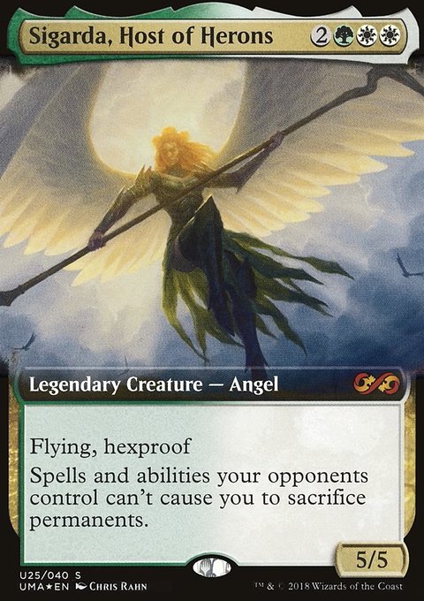 Sigarda, Host of Herons, Ultimate Box Topper #U25, Magic: The Gathering card