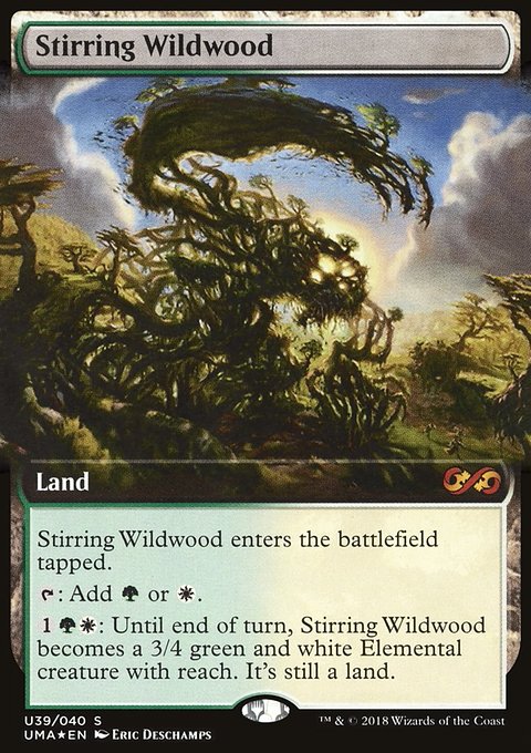 Stirring Wildwood, Ultimate Box Topper #U39, Magic: The Gathering card