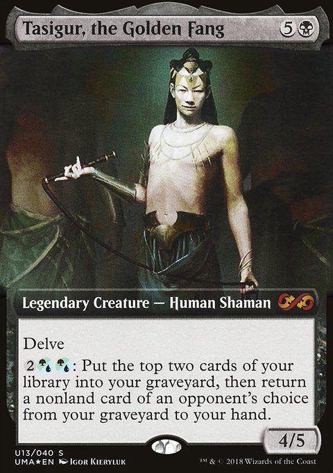 Tasigur, the Golden Fang, Ultimate Box Topper #U13, Magic: The Gathering card