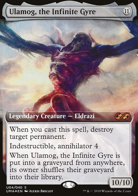 Ulamog, the Infinite Gyre, Ultimate Box Topper #U4, Magic: The Gathering card