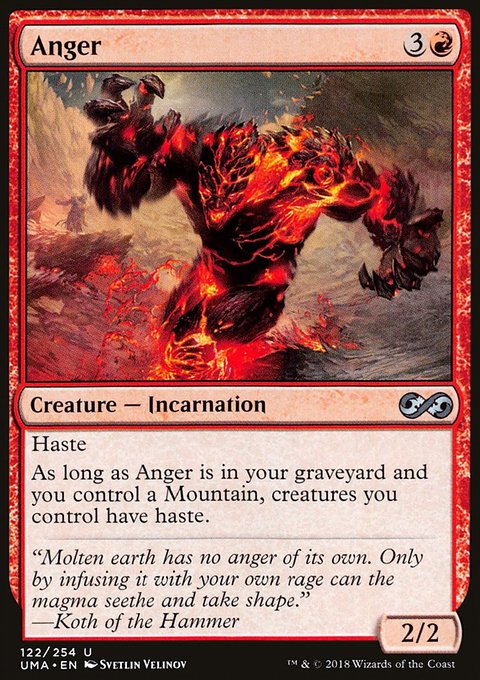 Anger, Ultimate Masters #122, Magic: The Gathering card