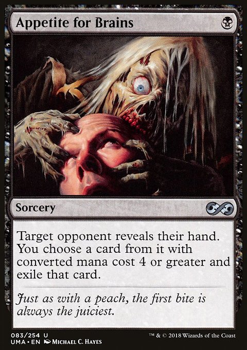Appetite for Brains, Ultimate Masters #83, Magic: The Gathering card