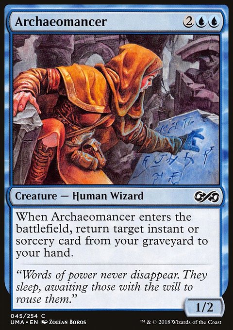 Archaeomancer, Ultimate Masters #45, Magic: The Gathering card