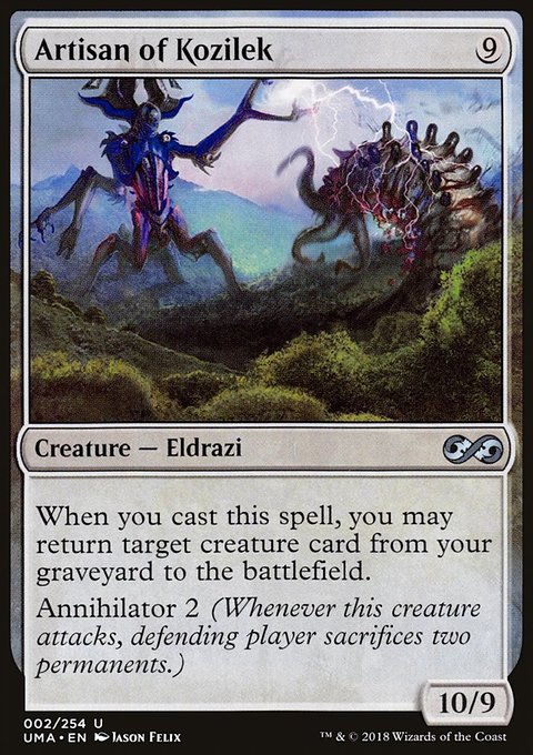 Artisan of Kozilek, Ultimate Masters #2, Magic: The Gathering card