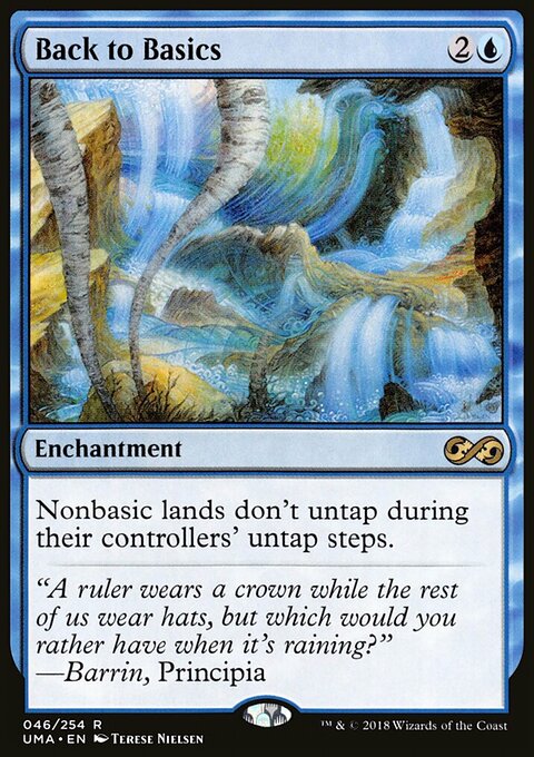 Back to Basics, Ultimate Masters #46, Magic: The Gathering card
