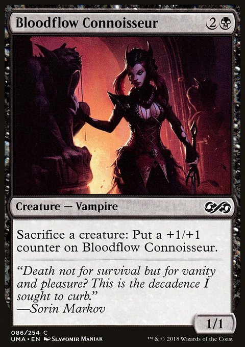 Bloodflow Connoisseur, Ultimate Masters #86, Magic: The Gathering card