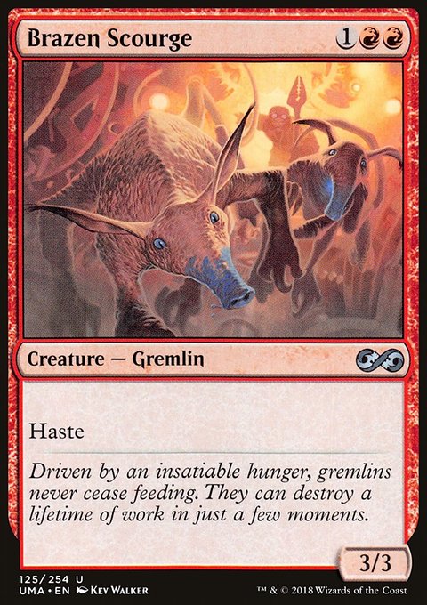 Brazen Scourge, Ultimate Masters #125, Magic: The Gathering card
