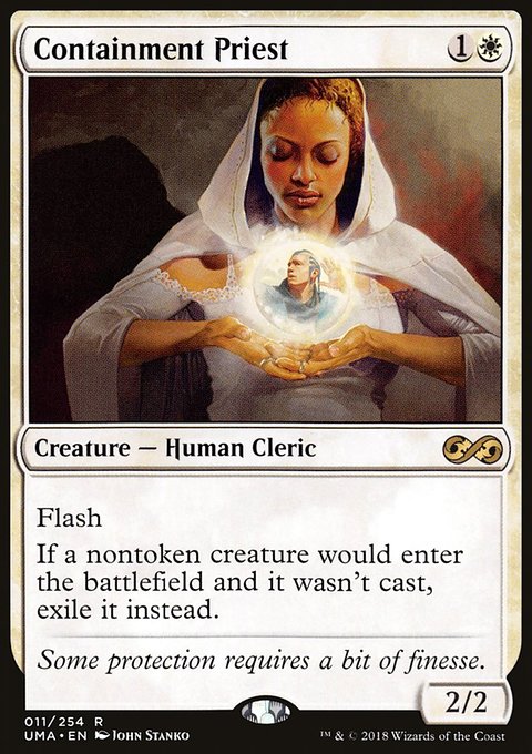 Containment Priest, Ultimate Masters #11, Magic: The Gathering card