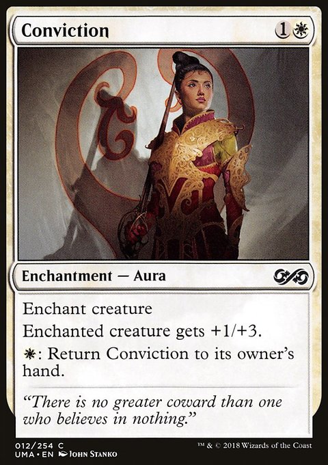Conviction, Ultimate Masters #12, Magic: The Gathering card