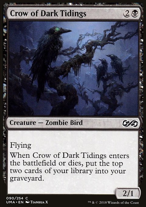 Crow of Dark Tidings, Ultimate Masters #90, Magic: The Gathering card