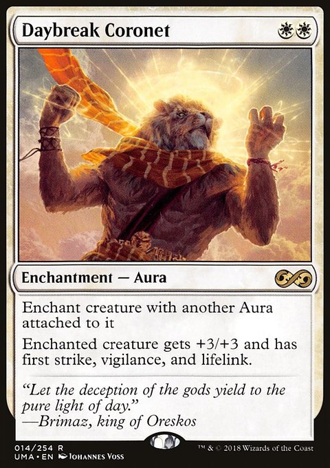 Daybreak Coronet, Ultimate Masters #14, Magic: The Gathering card
