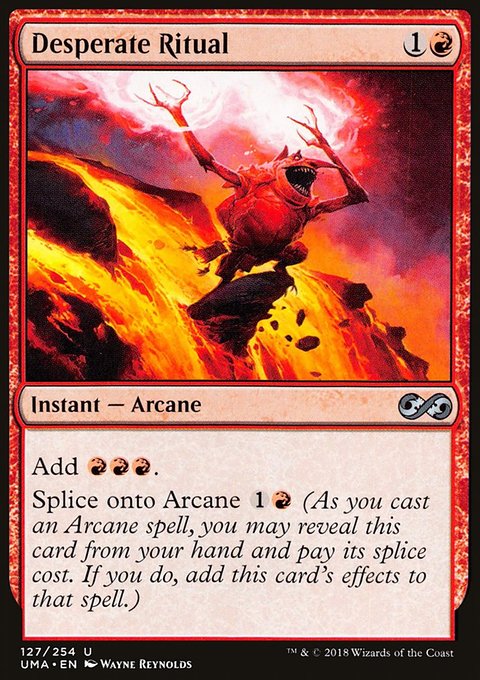 Desperate Ritual, Ultimate Masters #127, Magic: The Gathering card