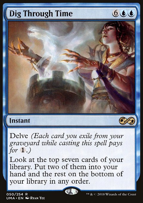 Dig Through Time, Ultimate Masters #50, Magic: The Gathering card