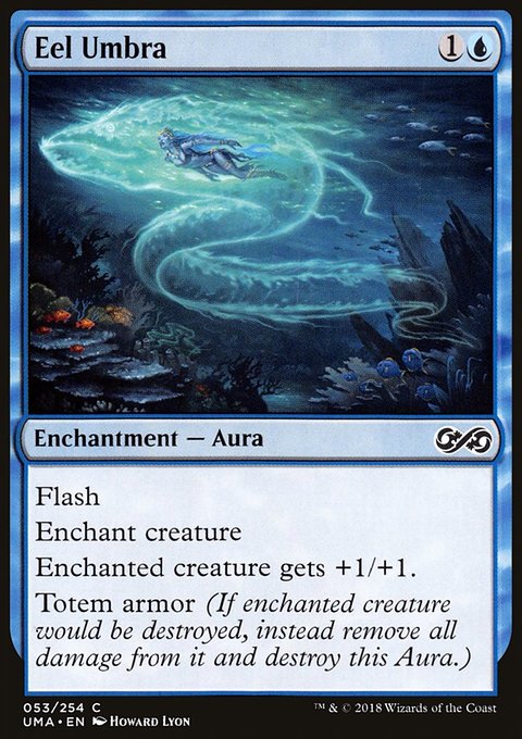 Eel Umbra, Ultimate Masters #53, Magic: The Gathering card