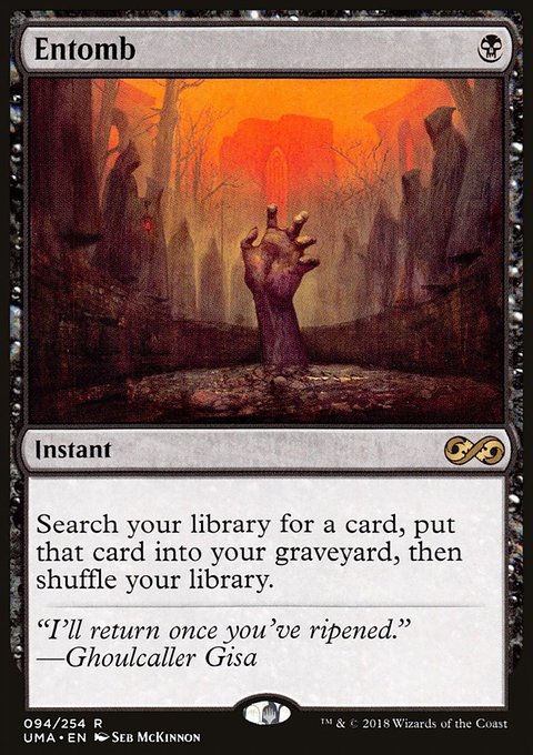Entomb, Ultimate Masters #94, Magic: The Gathering card
