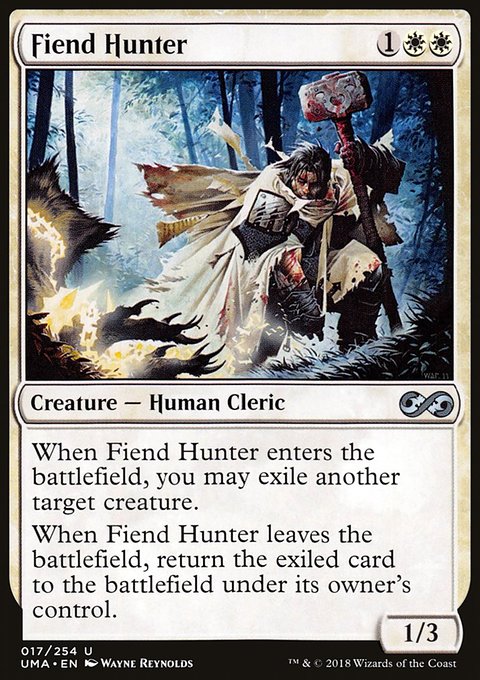 Fiend Hunter, Ultimate Masters #17, Magic: The Gathering card
