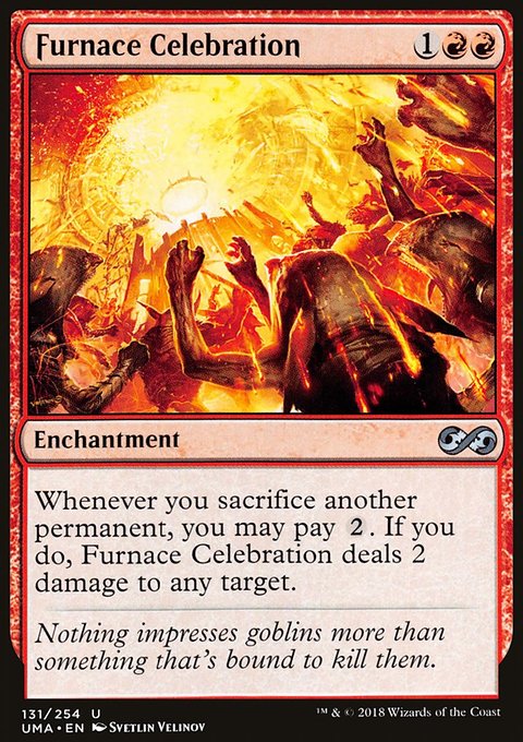 Furnace Celebration, Ultimate Masters #131, Magic: The Gathering card