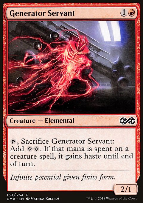 Generator Servant, Ultimate Masters #133, Magic: The Gathering card