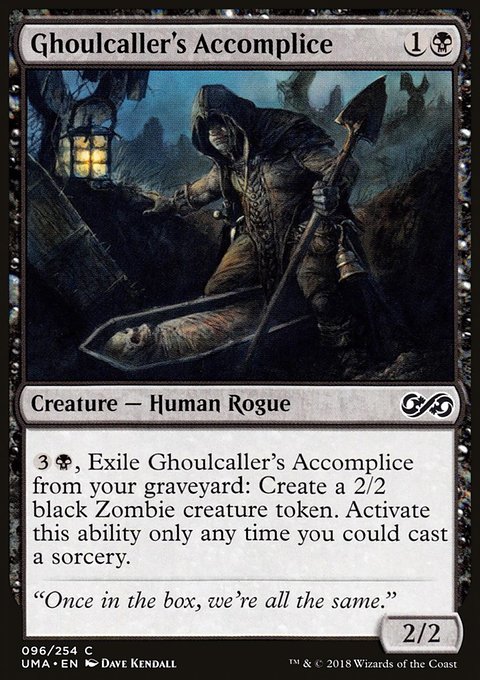 Ghoulcaller's Accomplice, Ultimate Masters #96, Magic: The Gathering card